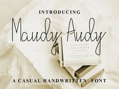 Maudy Audy Font design font font design handwritten font maudyaudy