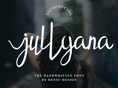 Jullyana Font branding cool design designs display font font design full graphicdesign handlettering handwritten font handwritten type jullyana jullyanafont minimalist unique