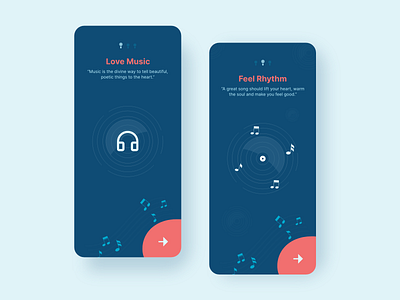 Music App Onboard app app design dailyinspiration dailyui mobile app music app product design ui uidesign uiinspiration uitrends uiux userexperience userexperiencedesign userinterface ux uxdesign uxdesigner uxdesigns uxui