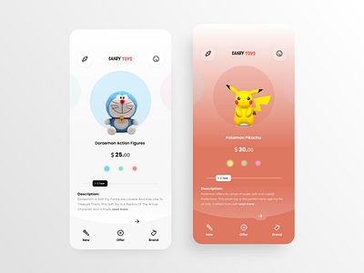 CandyToys App concept