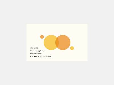 Business card branding design
