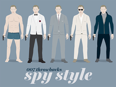 Spy style 007 bond daniel craig fashion james bond style