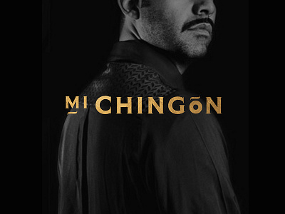 Mi Chingon brand branding custom diseño foil gold made mexico regional type typography