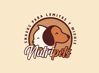 Nutripets animales branding design fauna logo logo design logotipo mexico vector
