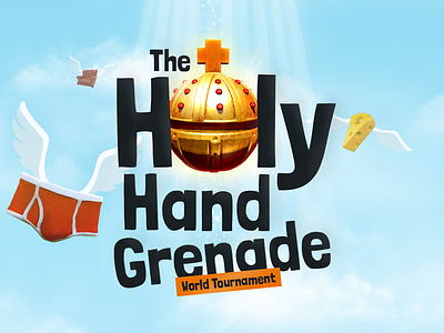 The Holy Hand Grenade app game logo the holy hand grenade