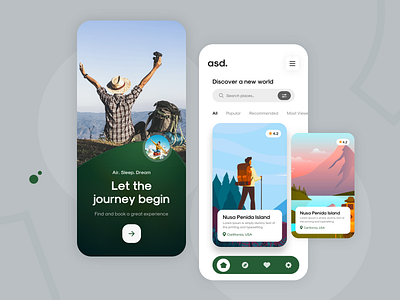 Travel Mobile App Design