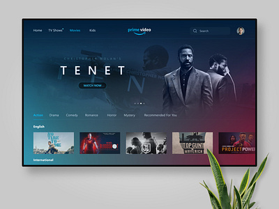 Prime Video Concept Design amazon concept inspiration tv tv app ux visual design