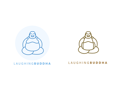 Laughing Buddha Logo Design creative identity illustration inspiration logo logodesign visual design