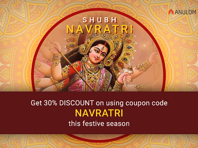 Navarathri Ad design ad design branding clean creative facebook ad festival godess graphicdesign illustration india inspiration visual design