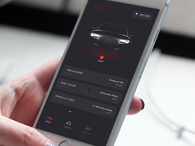 Car building app for Audi