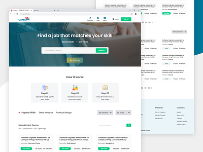 CareerKi Skill Assessment Landing Page