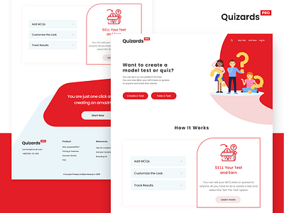 Quizards PRO Web UI quiz ui ui design ux ux design web design