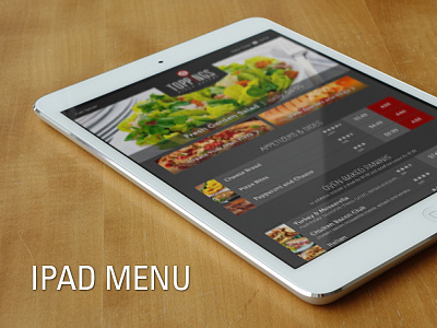 Restaurant Menu App app food interactive order ios ipad menu order restaurant