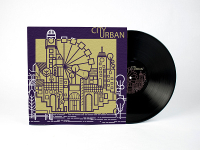 urban voice city cover lineart neversleep urban vinyl