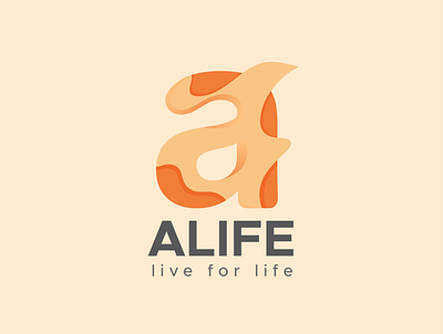 Alife logo branding design illustration illustrator logo mascot character typography vector