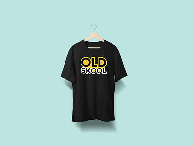 Old Skool T-shirt Design art brand design branding branding design illustraion logo logo design old school trending