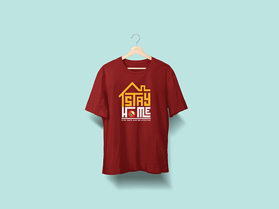Stay home Stay Safe T-shirt Design branding brending design illustraion logo logo design trendy design tshirt art tshirt design tshirts