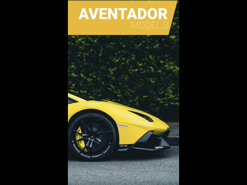 Lamborghini Aventador Model S app black car design instagram lamborghini race ui