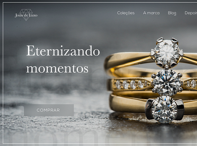 Web Design - Luxury jewellery design jewelry luxury luxury brand web webdesign
