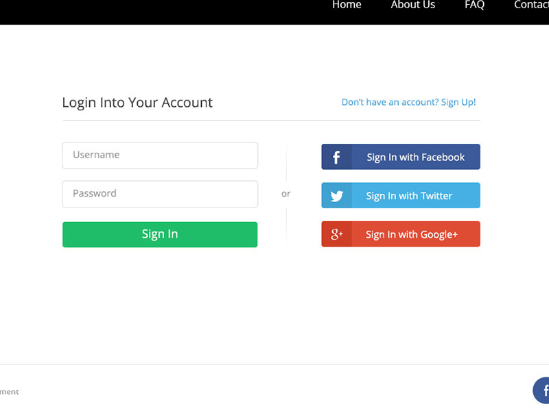 Login Screen by Harsha M V on Dribbble