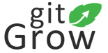 gitGrow Logo identity logo