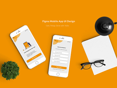 Mobile App UI Design by Figma app design app mockup app ui figma illustration ui ux