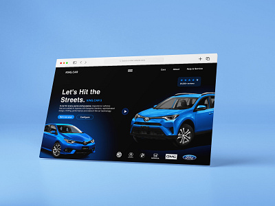Car Company's Website Design