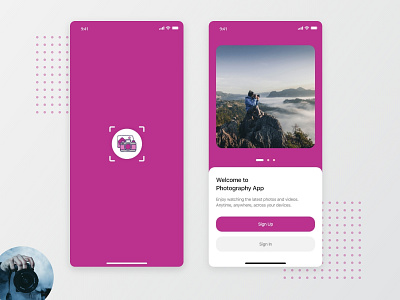 Photography Ui Design