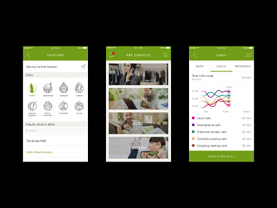 Etisalat - App Screens