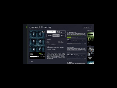 Etisalat eLife - TV Show Details android app design details devices digital design entertainment game of thrones interface ios modern page product design streaming tv shows ui user interface ux web design website