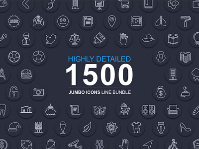 Jumbo Line Icons Pack download icons free free download free mockup free psd free template freebie freebies icon icon a day icon design icon download free icon icon psd icon set icon template iconography icons jumbo line icons pack
