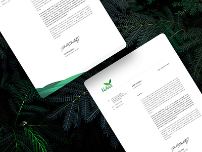 Letter experiment design letterhead lettering