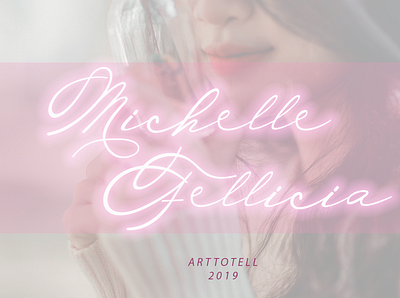 Michelle Fellicia branding font handlettering script wedding