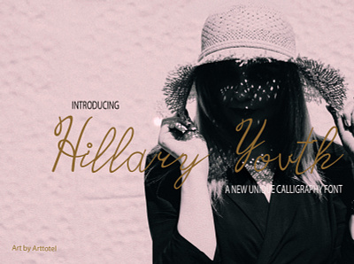 Hillary Youth beautiful branding font font design free lettering personal script wedding