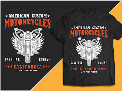 MOtorcycle tshirt design graphic design