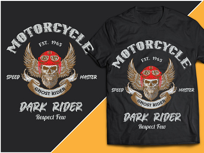 motorcycle vintage tshirt design