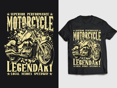 Motorcycle tshirt Design, Tshirt Design branding