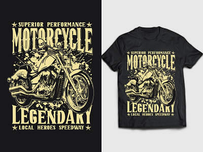 Motorcycle tshirt Design, Tshirt Design