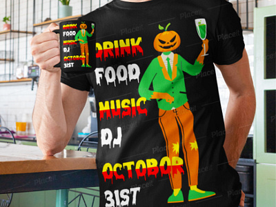 Halloween T- Shirt Design by Shipna Begum on Dribbble