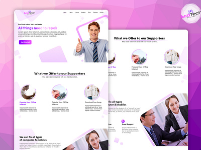 Business website uiux web design web designer