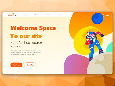 welcome Space web