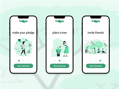 Onboarding for tree planting initiative