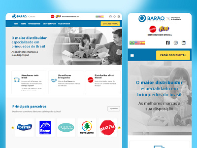 Redesign Site Barão Distribuidor