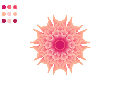 Blend Flower artwork drawing illustrator design vector