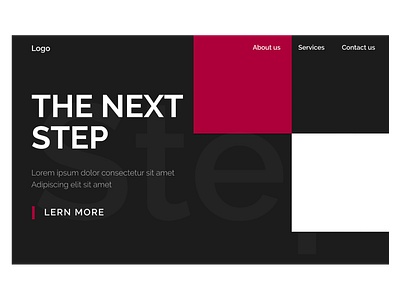 The next step Template - 4 figma design typography ui ux