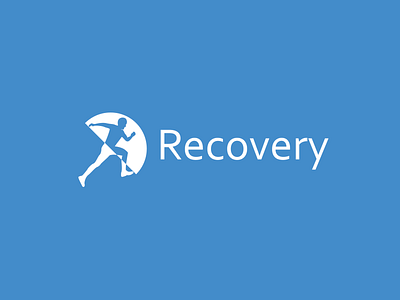 Recovery blue clean cleanlogo flat health illustration logo logodesign logodesigner logoinspiration logoinspire logomaker logos logotype nice recovery simplelogo vector