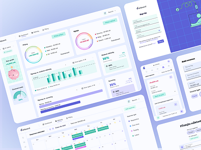 Financial app UI/UX for gastro segment