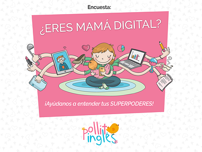 Digital Mom digital illustration illustration illustrator mom spanish