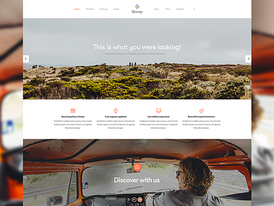 Growy Restyling (Header & Features) 