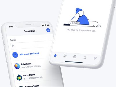 Lisk Mobile Redesign - Teaser app application apps branding flat icon icons illustration interface ios iphone mobile simple ui ux